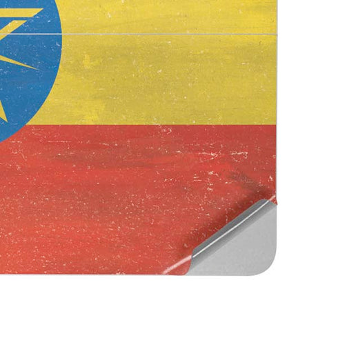 Ethiopia Flag Distressed Surface Laptop Studio Skin